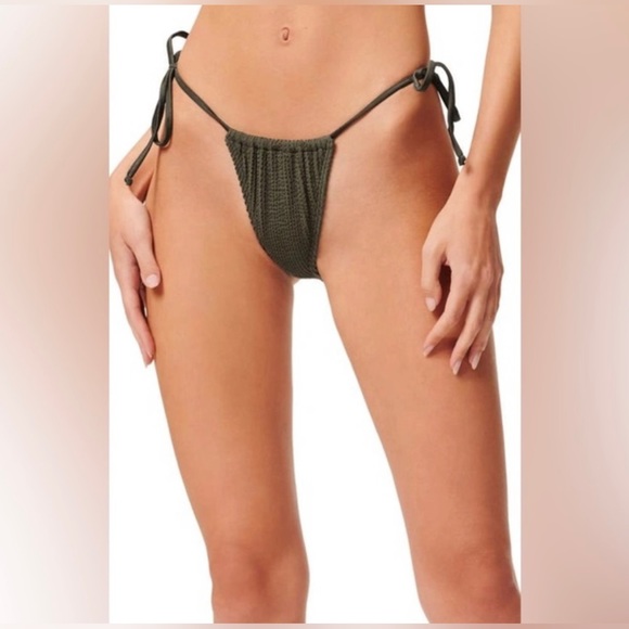 NWT Good American Always Fits Tiny Ties Bottom in Stormy001, Sizes S/M & 2XL/3XL - Picture 7 of 12